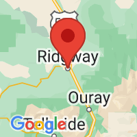 Map of Ridgway, CO US